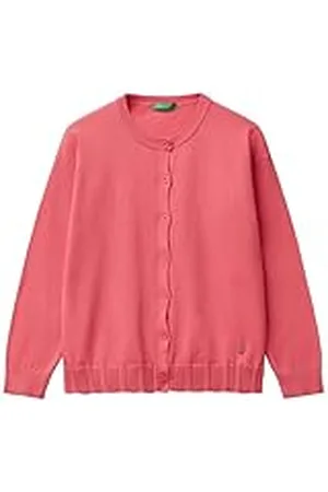 Benetton Maglia Coreana M/L 1098c500r Suéter cárdigan, , 160 cm Niñas y niñas