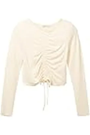 TOM TAILOR 1035391 Camiseta de Manga Larga, 10348-Gardenia White, XXL para Mujer