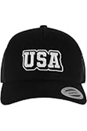 Mister Tee Mt3758-usa College Wording Patch 5-Panel Retro Trucker Cap Gorra de béisbol, , Talla única Hombres