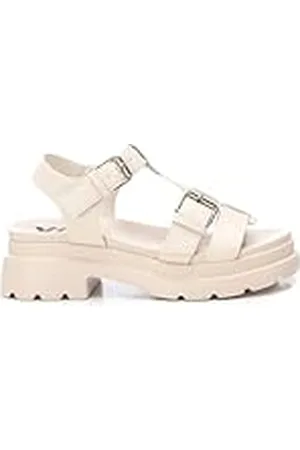 Xti Sandalias Planas Mujer Hielo - Calzado Cómodo y Versátil - Moda casual - Modelo 14231403 (Talla 36)