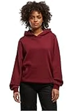 Urban classics TB7435-Ladies Organic Loose Brushed Fleece Hoody Hooded Sweatshirt, , M Women