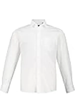 JP 1880 Camisa, ejecutiva, no precisa plancharse, Cuello Kent, Manga Larga, Ajuste cómodo, hasta la Talla 8XL Blanco Nieve 3XT 804890200-3XT