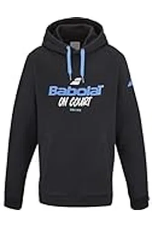 Babolat Exercise Hood Sweat, Sudadera con Capucha Junior Modelo Ejercicio, Talla 6-8 años, Color , Ideal para Calentamiento, Entrenamiento y Recuperación Después del Partido, 1 Producto, Hombre