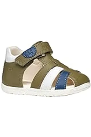 Geox B Sandal MACCHIA Boy, Sandalia Bebé-Niños, Pistachio/White, 23 EU