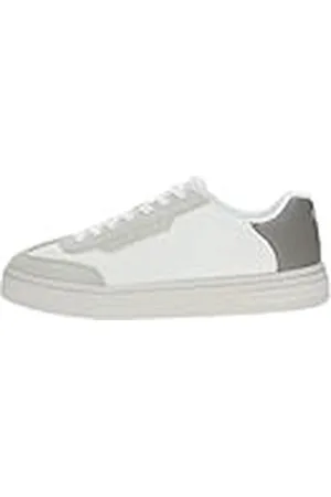 Armani Exchange London, Zapatillas Hombre, Off White+Roasted, 45 EU