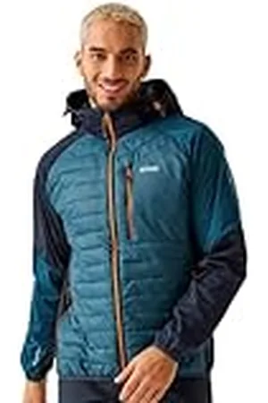 Regatta Pro Hybrid - Chaqueta ligera con capucha y cremallera completa para hombre (paquete de 1)