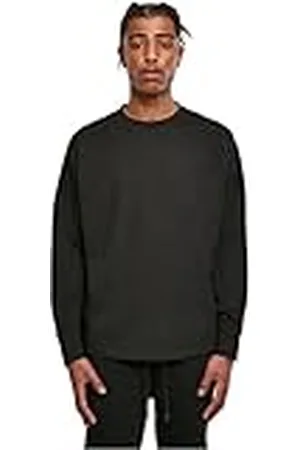 Build Your Brand BY198-Oversized Cut On Sleeve Longsleeve T-Shirt, , XL Men