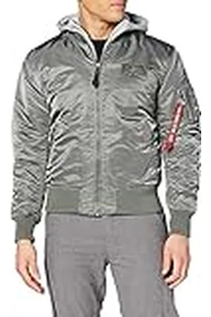Alpha Industries MA-1 D-Tec Chaqueta, Verde (Vintage Green-432), M para Hombre