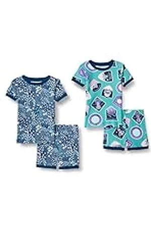 Amazon Conjuntos de Pijama Ceñidos de Algodón Unisex Niño, , 6-7 años