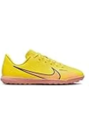 Nike Jr. Mercurial Vapor 15 Club TF, Football Shoes, Yellow Strike/Sunset Glow, 36.5 EU
