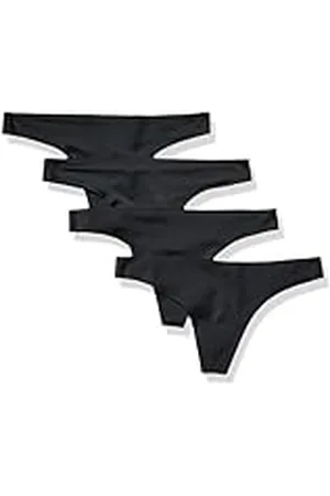 Amazon Tanga sin Costuras con Elástico y Uniones Mujer, Pack de 4, , 38