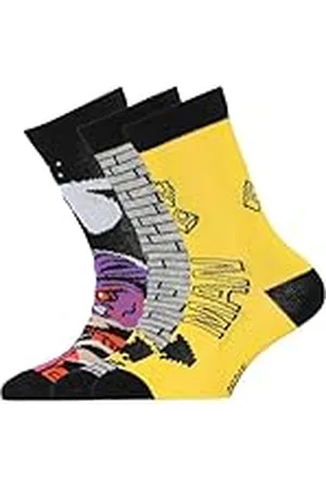 LEGO Wear Batman 3 Pack Socks 3 Paquete de Calcetines, , 26 para Niños