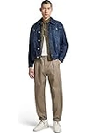 G-Star Para Hombre Pantalones Unisex Pleated Chino Relaxed, , 30W / 32L