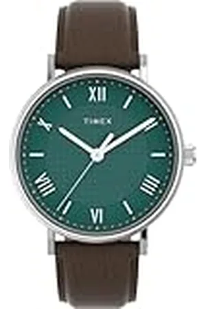Timex Reloj Analógico para Hombres de Cuarzo con Correa en Cuero TW2V91500