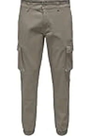 Only & Sons Onscam Stage Cargo Cuff Life 6687 Noos Pantalones Cargo, , 34W / 32L Hombre