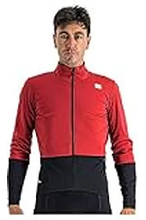 Sportful 1121514-622 TOTAL COMFORT JKT Jacket Hombre RED RUMBA BLACK Tamaño L