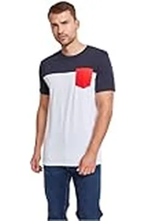 Urban classics 3-tone Pocket Tee, Camiseta Hombre, , S