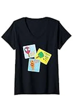 Marvel Mujer Spider-Man & Avengers Summer Beach Ice Cream Treats Camiseta Cuello V