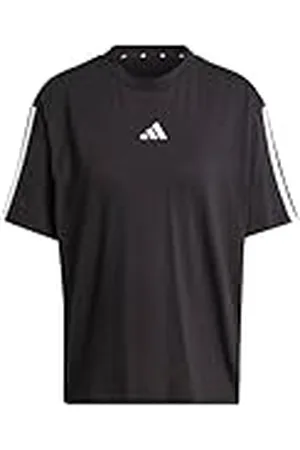 adidas Mujer Essentials 3-Stripes Boyfriend T-Shirt, , M