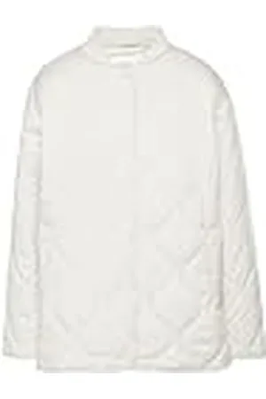 QS by s.Oliver 2160411 Chaqueta Acolchada, Color Blanco Lana, 48 Mujeres