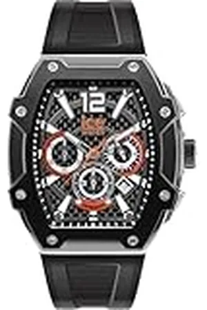 Ice-Watch Ice Boliday Black Silver Steel - Reloj para Hombre con Correa de Silicona - 024363 Large (47mm)