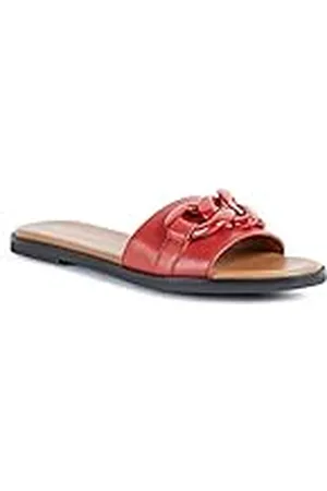 Geox D Naileen K, Sandalias para Mujer, Rojo (Red), 35 EU