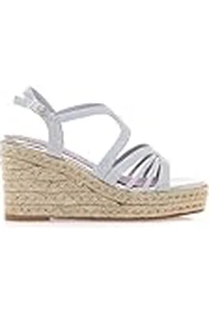 Maria Mare Sandalias cuña Mujer ASTI 68559 | Plata | Cód. 60489 | Hebilla