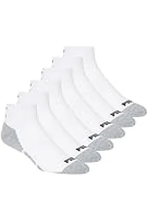 PUMA 6 Pack Quarter Crew Socks Calcetines para Hombre, , M (Pack de 6)