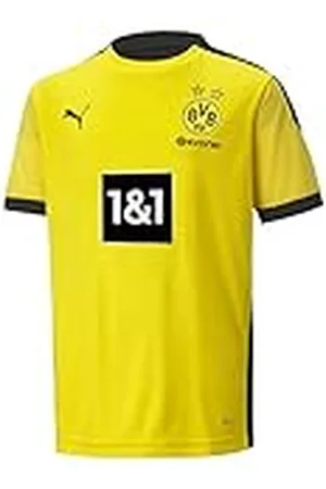 PUMA BVB Training Jersey Jr New Camiseta, Unisex niños, Cyber Yellow Black, 176