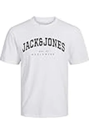JACK & JONES JACK&JONES JUNIOR Jjecaleb Varsity tee SS O-Neck Sn Mni Camiseta, , 128 para Niños
