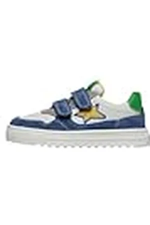 Naturino HESS 3 VL. Suede/Calf Azure-White-Green, Patucos, , 27 EU