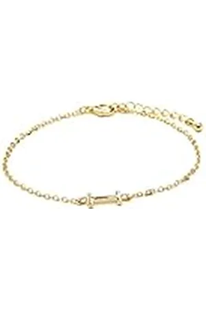 Luxenter Pulsera Alphabet acabado oro 18k - Letra I
