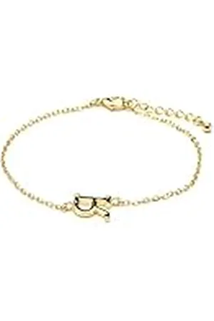 Luxenter Pulsera Alphabet acabado oro 18k - Letra R