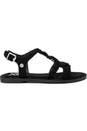 Xti Sandalia Mujer Negro - Calzado Cómodo y Versátil - Moda casual - Modelo 14127306 (Talla 38)