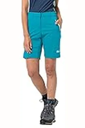 Jack Wolfskin Pantalones Cortos de Senderismo para Mujer Overland W 42