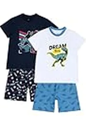 chicco Pijamas Niño, Conjunto De 2 Pijamas Cortos, con Camiseta Y Pantalones Cortos, En 100% Algodón, Ideales para Primavera Y Verano, Ropa Niños Y Chicos, , 8 años
