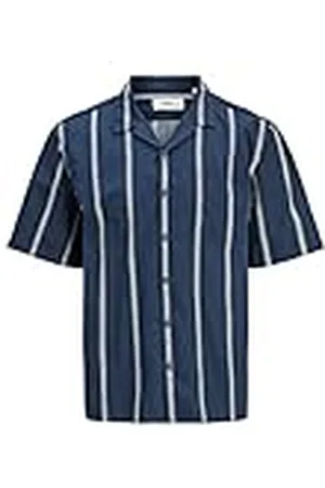 JACK & JONES Rddcain Resort Camiseta S/S Sn Camisa de Manga Corta, , M para Hombre