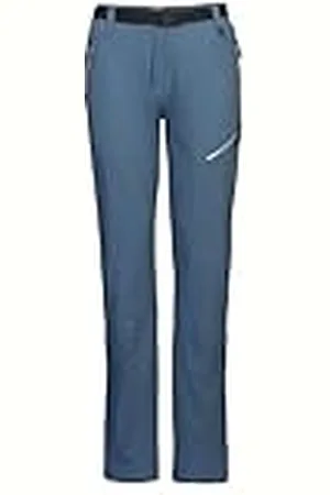 Killtec Mujer Pantalones funcionales/Pantalones de Exterior con cinturón KOS 239 WMN PNTS, Stahlblau, 38, 41125-000
