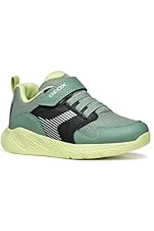 Geox J SPRINTYE Boy A, Zapatillas, Green/Black, 31 EU