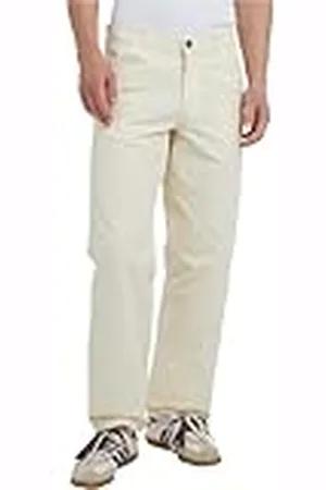 Urban classics Tb6260-canvas Pants Pantalones, Arena Blanca, 44 para Hombre