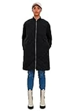 VERO MODA Women Long Quilted Jacket | Lightly Padded Transitional Coat | Parka Without Hood VMNATALIE, Color: , Talla:L