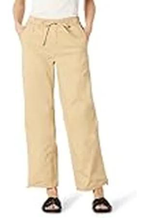 Amazon Pantalones Largos Parachute Oversize de Tiro Medio con Pernera Ancha Mujer, , XL