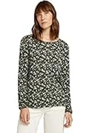 TOM TAILOR Señoras Camiseta de manga larga con aspecto arrugado 1028801, , XXS