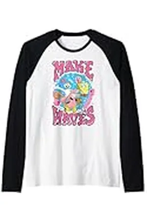 Spongebob Sponge Bob - Make Waves Fun Camiseta Manga Raglan