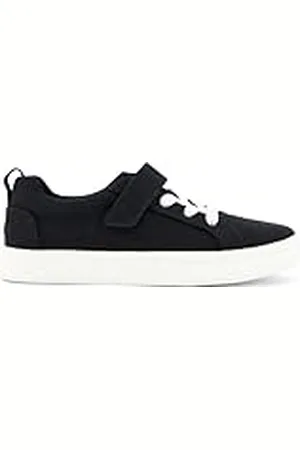 TOMS Cruz Lace-up, Tenis con Cordones Niños, Black, 35 EU