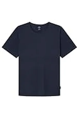 Springfield Camiseta de Lycra con Cuello Redondo básica algodón, , L para Hombre