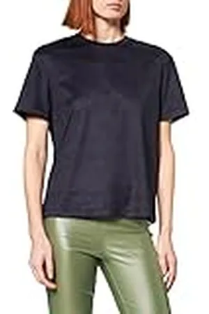 QS by s.Oliver 120.10.109.12.130.2104562 Camiseta, Azul, S para Mujer