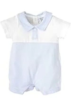 BABIDU Pelele Manga Corta Cuello Camisero, , 9 Meses Unisex bebé