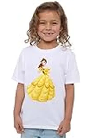 Disney Mandarin creative ltd Beauty and The Beast Belle Rose Girls T Shirt Camiseta, , 9-10 años para Niñas
