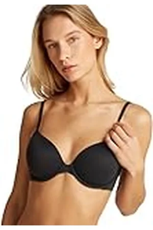 Calvin Klein Sujetador de media copa Mujer Full Coverage con aros ajustables, Negro (Black), 100D